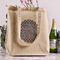 Gingham & Elephants Reusable Cotton Grocery Bag - In Context