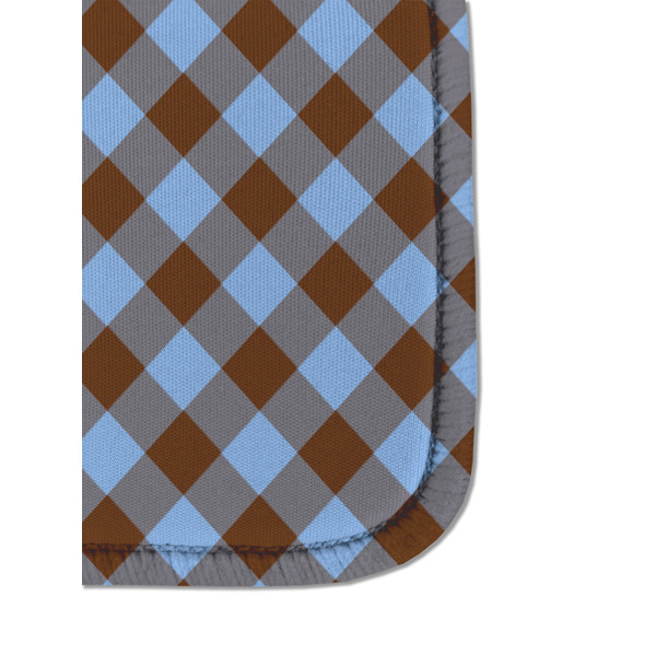 Gingham & Elephants Sanitizer Holder Keychain - Detail