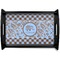 Gingham & Elephants Wooden Tray (Personalized)