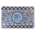 Gingham & Elephants Serving Tray (Personalized)