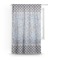 Gingham & Elephants Sheer Curtain