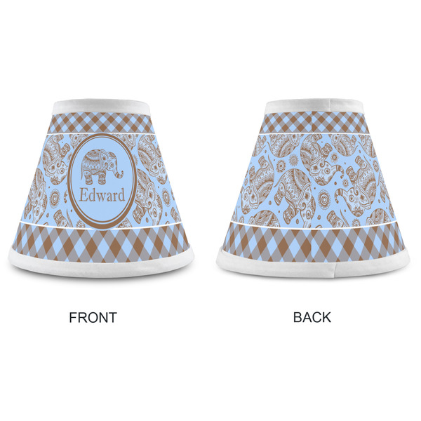 Gingham & Elephants Small Chandelier Lamp - Approval