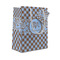 Gingham & Elephants Small Gift Bag - Front/Main