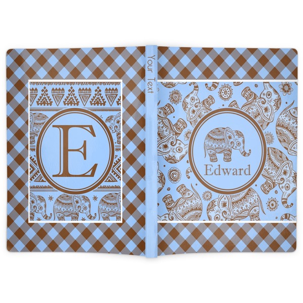 Gingham & Elephants Soft Cover Journal - Apvl