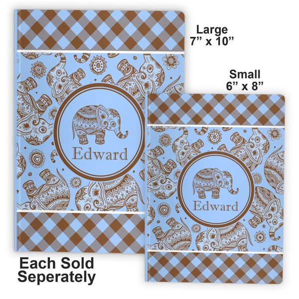 Gingham & Elephants Soft Cover Journal - Compare