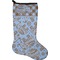 Gingham & Elephants Holiday Stocking - Neoprene