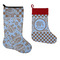 Gingham & Elephants Stockings - Side by Side compare