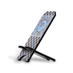 Gingham & Elephants Stylized Cell Phone Stand - Large (Personalized)