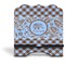 Gingham & Elephants Stylized Tablet Stand - Front without iPad