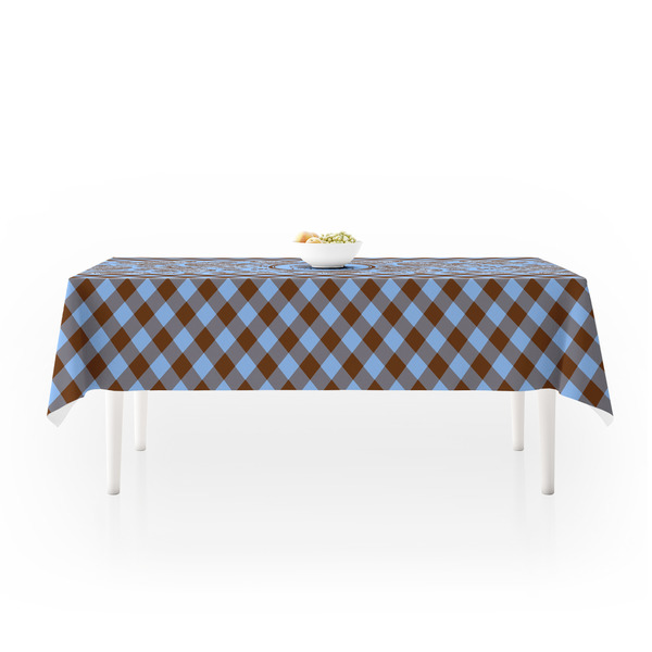 Gingham & Elephants Tablecloths (58"x102") - MAIN