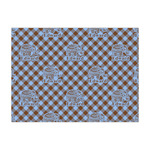 Gingham & Elephants Tissue Paper Sheets - Large - Heavyweight (Personalized)