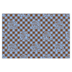Gingham & Elephants X-Large Tissue Papers Sheets - Heavyweight (Personalized)