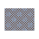 Gingham & Elephants Tissue Paper Sheets - Medium - Lightweight (Personalized)