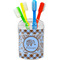 Gingham & Elephants Toothbrush Holder (Personalized)