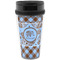 Gingham & Elephants Acrylic Travel Mug without Handle (Personalized)