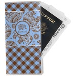 Gingham & Elephants Travel Document Holder
