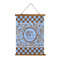 Gingham & Elephants Wall Hanging Tapestry - Tall (Personalized)