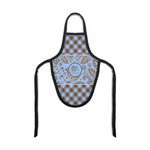 Gingham & Elephants Bottle Apron (Personalized)