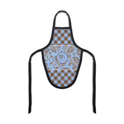 Gingham & Elephants Bottle Apron (Personalized)