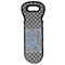 Gingham & Elephants Wine Tote Bag (Personalized)