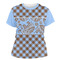 Gingham & Elephants Women's Crew T-Shirt - 2X Large