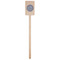 Gingham & Elephants Wooden 6.25" Stir Stick - Rectangular - Single Stick