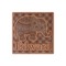 Gingham & Elephants Wooden Sticker Medium Color - Main
