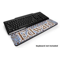 Gingham & Elephants Keyboard Wrist Rest (Personalized)