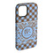 Gingham & Elephants iPhone Case - Rubber Lined - iPhone 15 Pro Max (Personalized)