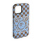 Gingham & Elephants iPhone Case - Rubber Lined - iPhone 15 (Personalized)