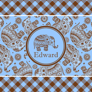 Gingham & Elephants