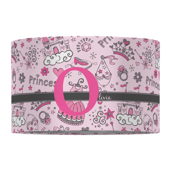 Princess 12" Drum Lampshade - FRONT (Fabric)