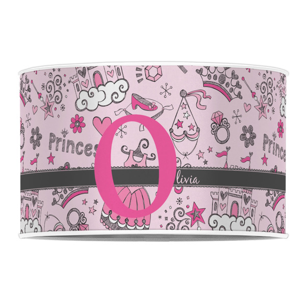 Princess 12" Drum Lampshade - FRONT (Poly Film)