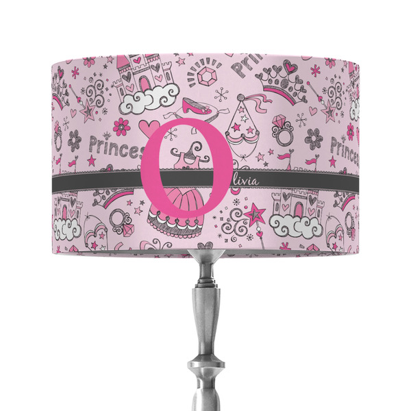 Custom Princess 12" Drum Lamp Shade - Fabric (Personalized)