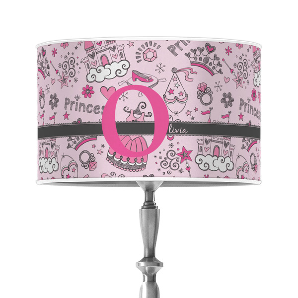 Custom Princess 12" Drum Lamp Shade - Poly-film (Personalized)