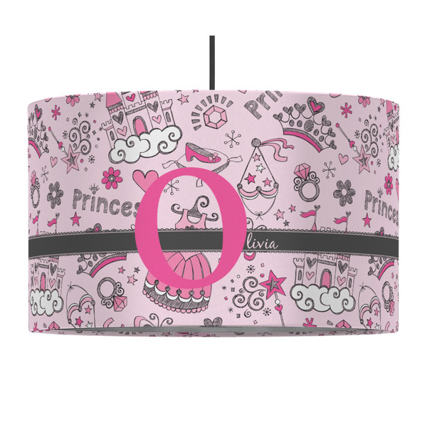 Princess 12" Drum Lampshade - PENDANT (Fabric)