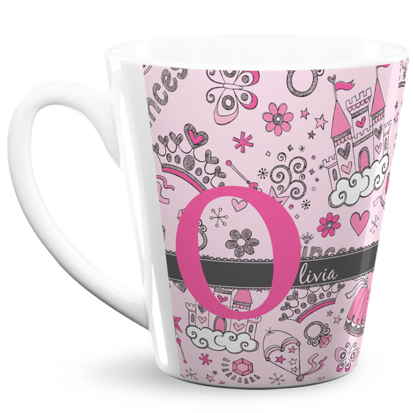 Custom Princess 12 Oz Latte Mug (Personalized)