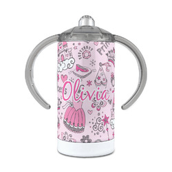 Princess 12 oz Stainless Steel Sippy Cup (Personalized)