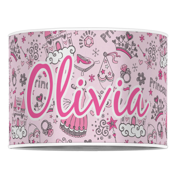 Princess 16" Drum Lampshade - FRONT (Poly Film)