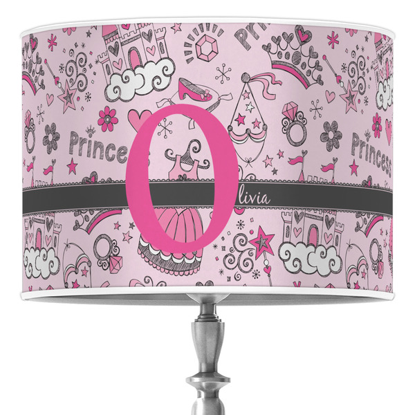 Custom Princess 16" Drum Lamp Shade - Poly-film (Personalized)