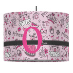 Princess 16" Drum Pendant Lamp - Fabric (Personalized)