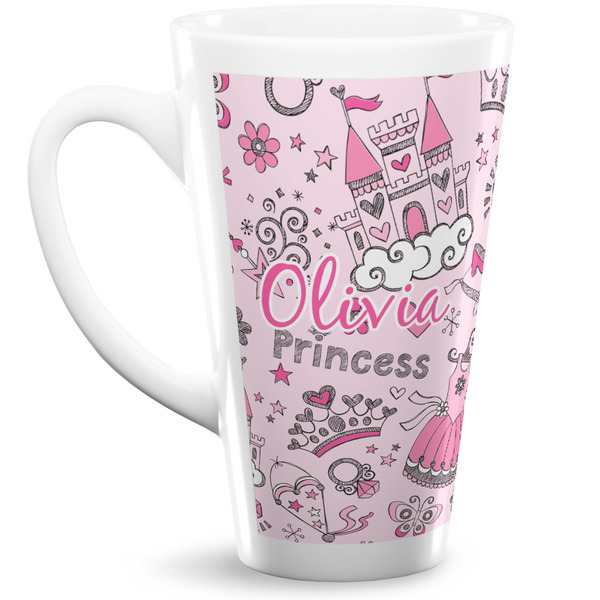 Custom Princess 16 Oz Latte Mug (Personalized)