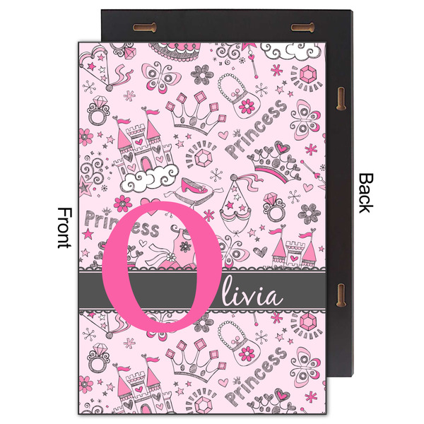 Princess 20x30 Wood Print - Front & Back View