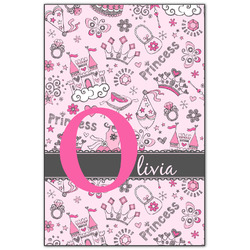 Princess Wood Print - 20x30 (Personalized)
