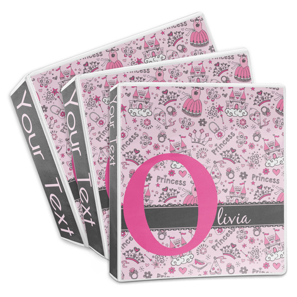 Custom Princess 3-Ring Binder (Personalized)