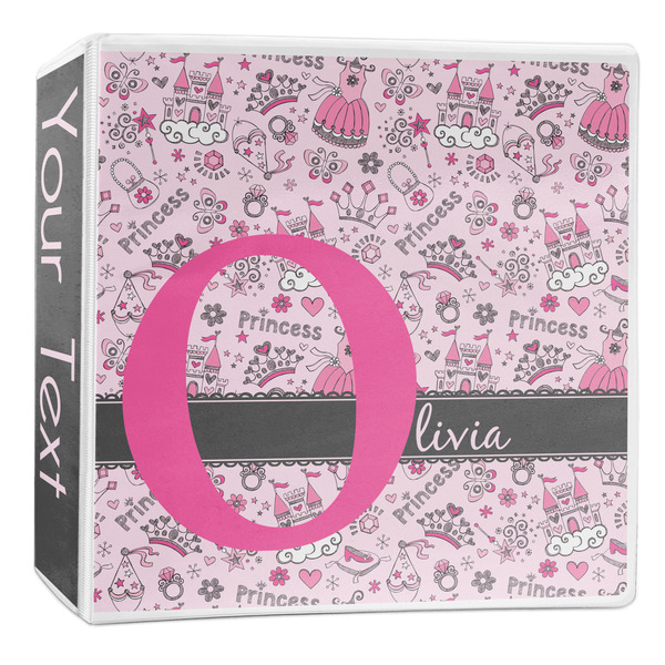 Custom Princess 3-Ring Binder - 2 inch (Personalized)