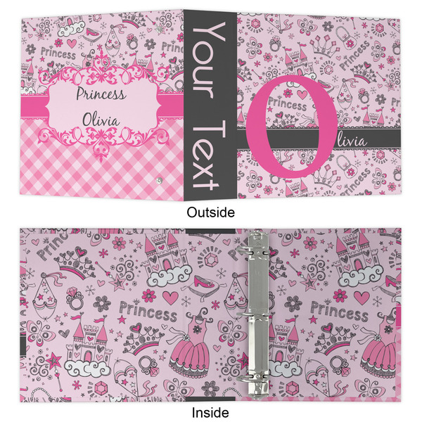 Princess 3 Ring Binders - Full Wrap - 2" - APPROVAL
