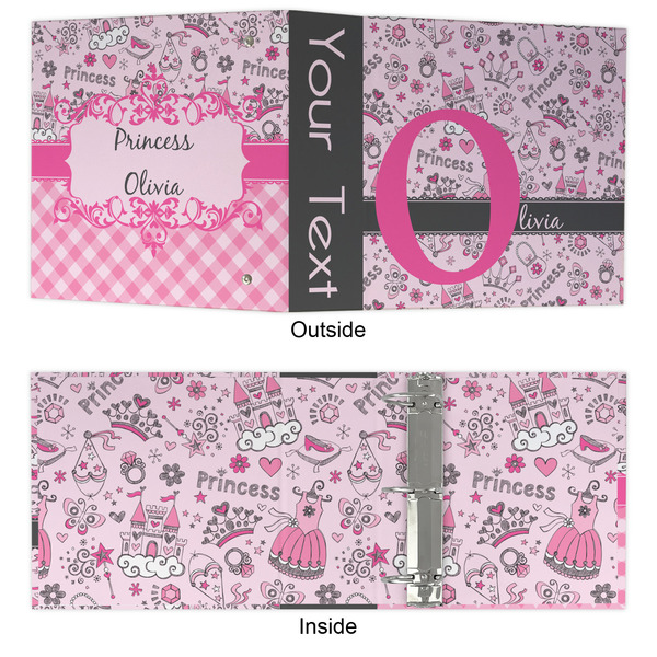 Princess 3 Ring Binders - Full Wrap - 3" - APPROVAL