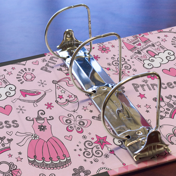 Princess 3 Ring Binders - Full Wrap - 3" - DETAIL
