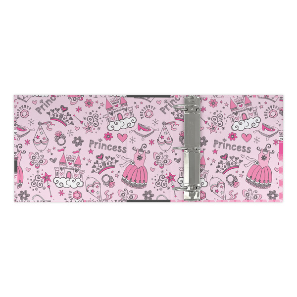 Princess 3 Ring Binders - Full Wrap - 3" - OPEN INSIDE
